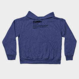 Curry - Funny Definition #1 Kids Hoodie
